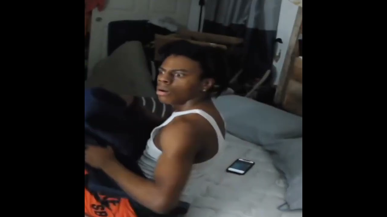 IshowSpeed sleep meme template.