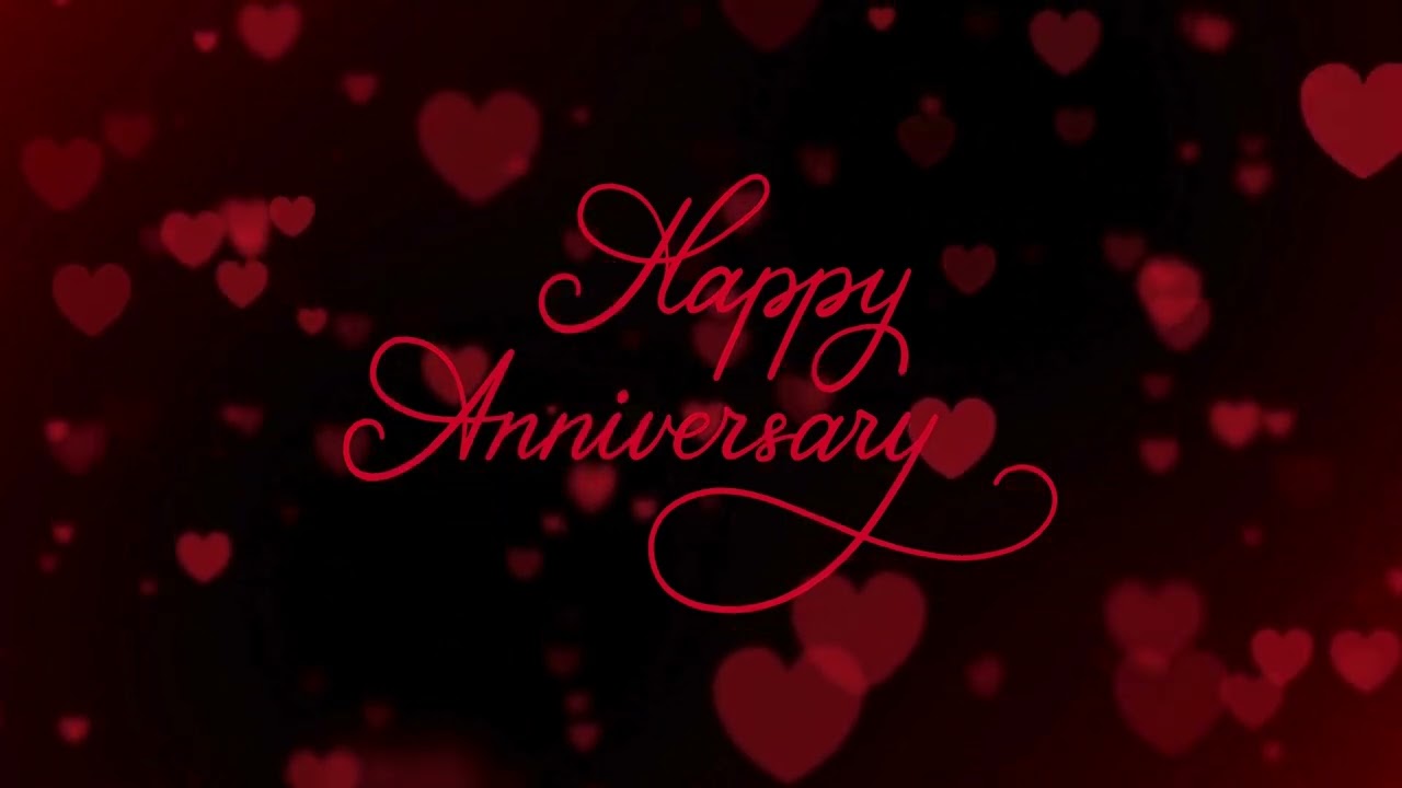 Happy Anniversary Screensaver - Happy Anniversary Wallpaper - Anniversary Screensaver - HD - 1HR