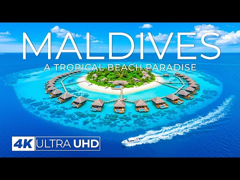 [4K] Maldives 2025 🇲🇻 Stunning Beaches & Crystal Clear Waters Aerial Views