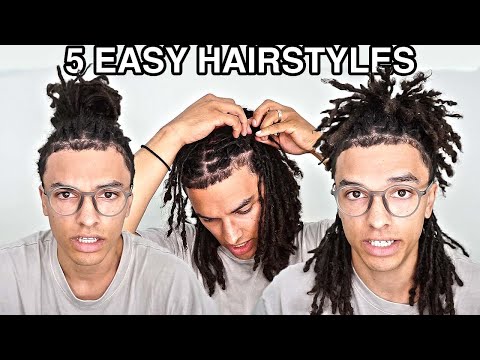 5 EASY Dreadlock Hairstyles