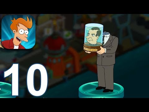FUTURAMA Worlds of Tomorrow Gameplay Part 10 - Curfew Breakers Mission (iOS Android)