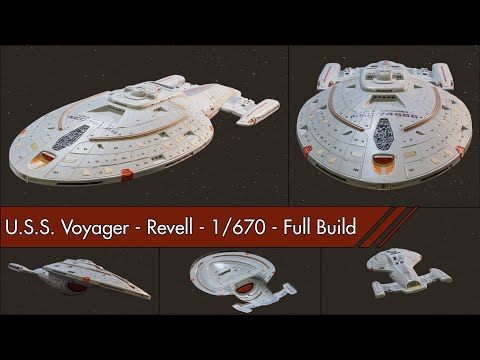 U.S.S. Voyager - Revell - 1/670 - Full Build