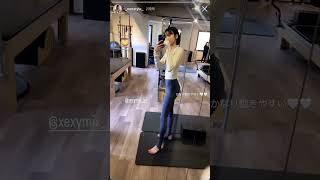 インスタ美女 (@_nonstyle_) ジム トレーニング動画 #shorts