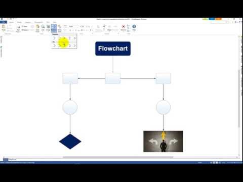 Create flowchart with MindMapper