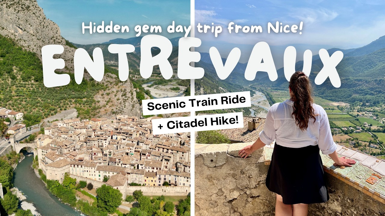 BEST Day Trip from Nice: Entrevaux Medieval Village & Scenic Train Ride 🚂🏰