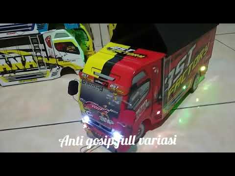 miniatur truk anti gosip oleng