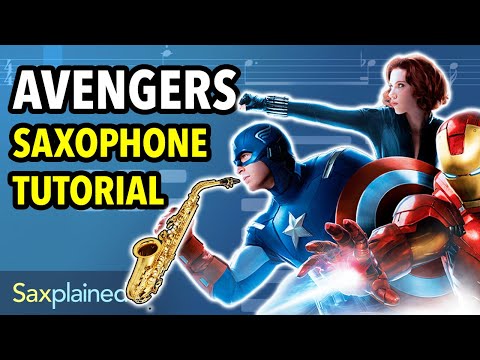 Avengers Theme Sax Tutorial | Saxplained