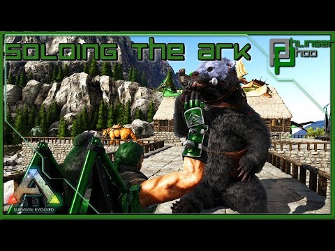 Soloing the Ark S4E186 - PURPLE DIRE BEAR AND FINISHING THE REX ARMY