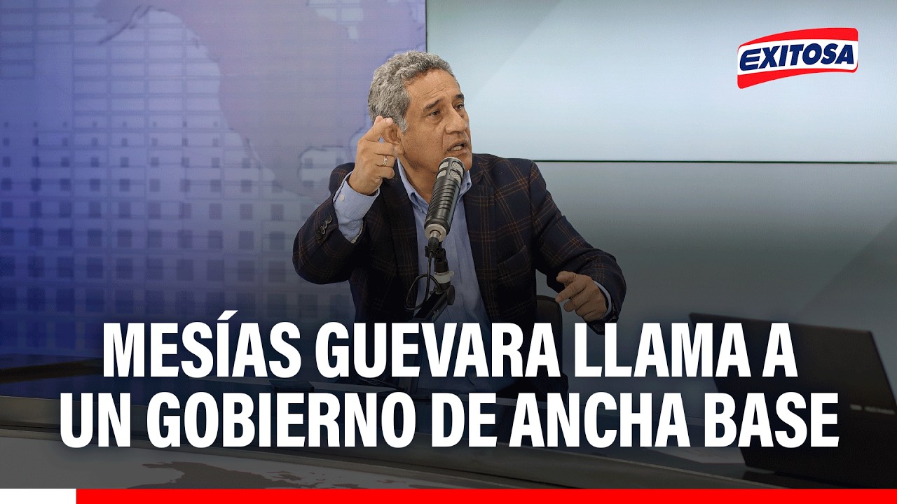 🔴🔵 Mesías Guevara llama a un gobierno de ancha base frente a un país dividido