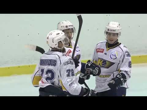 Optibet hokeja līga: HS Rīga - HK Kurbads. Spēles labākie momenti (18.10.2023)