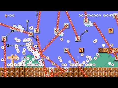 Mario Maker 2 - 1-1 Firebars