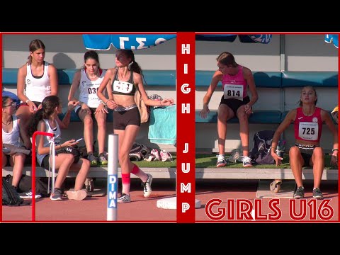 Championship of Cyprus. High Jump. GIRLS U16