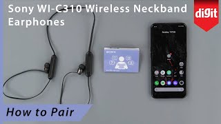 Video thumbnail for Sony WI C310 Wireless Neckband Earphones - How to pair by Unbox-d by Digit