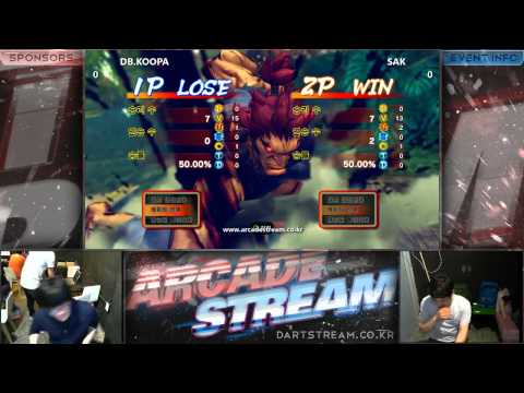 [ArcadeStream USF4] SAK vs DB.KOOPA
