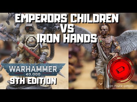 Emperors Children vs Iron Hands Space Marines 2000PTS | Warhammer 40,000 Battle Report