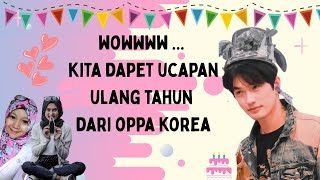 Download lagu Waww.. dapat ucapan ulang tahun dari oppa korea 😍 mp3