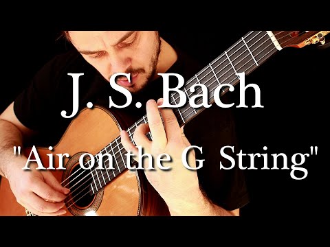 J.S. Bach Air on the G String (BWV 1068) - classical guitar - Andre Maaker