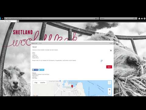 Shetland Wool Week 'How To' on Booking Tickets Online