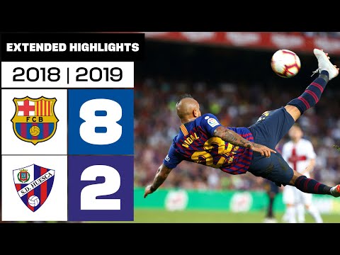FC Barcelona vs SD Huesca (8-2) | 2018/19 Season - Extended Highlights