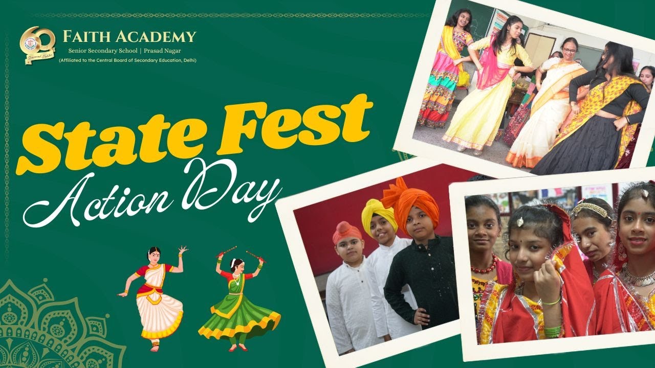 State Fest 2025 | Faith Academy Students Showcase India’s Culture 🇮🇳✨#statefest