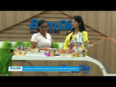 Estudante de Nutrição faz doces de Páscoa para pagar formatura 04 04 2023