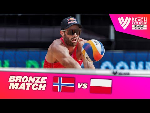 Mol, A./Sørum, C. vs. Łosiak/Bryl - Bronze Match Highlights | Brasilia 2025 #BeachProTour