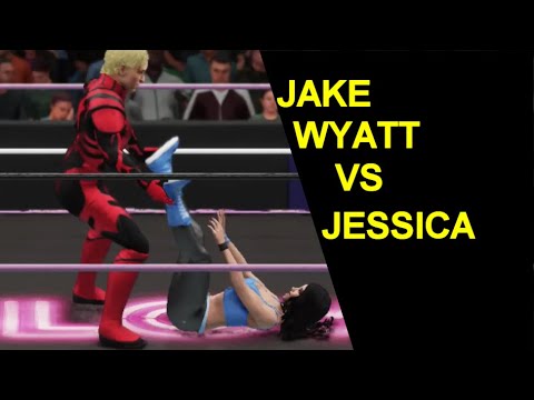 GLOW 1985 Jessica vs Jake Wyatt - No Holds Barred