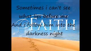 Walking By Faith-lyrics
