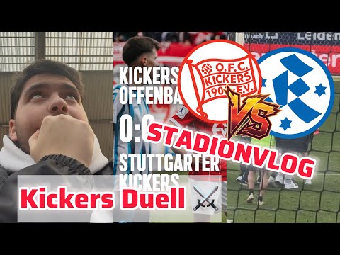 NULLNUMMER im KICKERS DUELL 🫣 | Kickers Offenbach vs Stuttgarter Kickers Stadionvlog 🔥