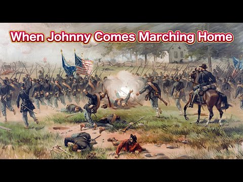 When Johnny Comes Marching Home - Country & Folk Music 1H LOOP for Concentration, Relaxation, BGM