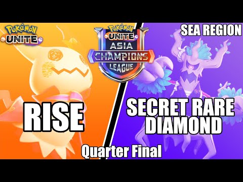 Rise vs Secret Rare Diamond - Asia Champions League 2024 SEA Quarter Final | Pokemon Unite