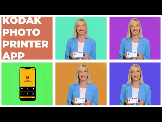 Imprimante Photo Sublimation Bluetooth Kodak Mini 2 Retro sans bordure portable video