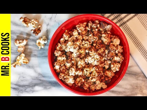 Chocolate Popcorn Recipe With Cocoa Powder | How to Make Chocolate Popcorn | Easy Snack Recipes