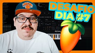 Dia 7 - Beat TRAP só com PLUGIN NATIVO FL STUDIO 24 - Desafio Fazendo BEAT TODO DIA