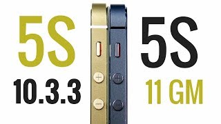 iPhone 5S iOS 10.3.3 vs iPhone 5S iOS 11 Golden Master!