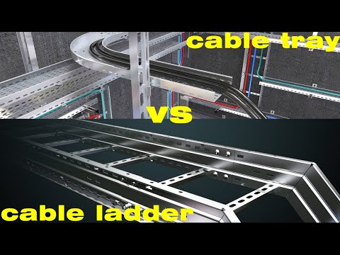 how to install cable tray systems ? | What is the difference between cable ladders and cable trays?