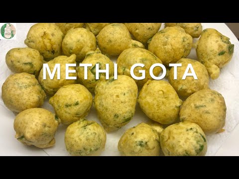 Methi Gota recipe | Methi Gota perfect recipe | Methi na Gota - Sattvik Kitchen