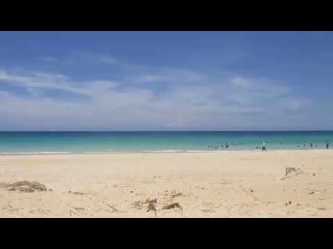 en la playa Santa Marta, Cuba