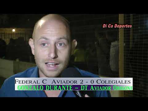 AVIADOR 2 vs 0 COL EGIALES FECHA 1 FEDERAL C