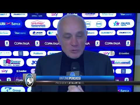 Quarti Coppa Italia | Presidente Antonio Percassi: "Partita straordinaria, pubblico fantastico"