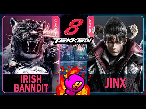 Tekken 8 Irish Banndit (ARMOR KING) VS Jinx (DEVIL JIN)🥊 鉄拳8🥊4K 60ᶠᵖˢ🥊T8 🥊TK8🥊#tekken