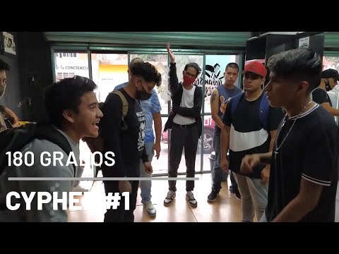 GARED VS RAFTHER VS MAGNATE VS JEFRYX | CYPHER #1 : 180 GRADOS #FreestyleXalapa