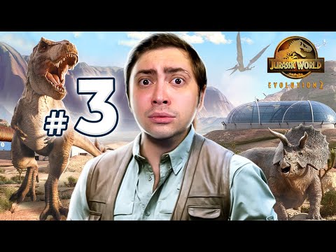 alanzoka jogando Jurassic World Evolution 2 - Parte #3
