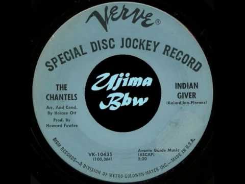 THE CHANTELS ‎ - Indian Giver - VERVE RECORDS - 1966