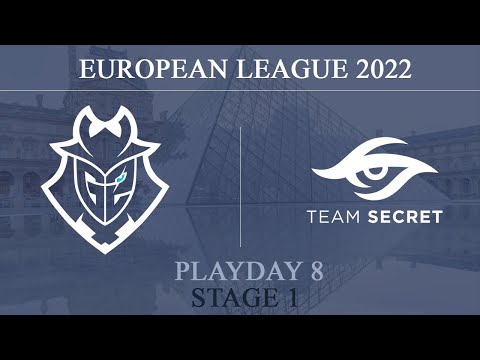 G2 vs Secret @Chalet | European League 2022 - Stage 1 Playday 8