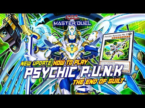 MASTER DUEL - HOW TO PLAY! PSYCHIC P.U.N.K DECK WITH NEW UPDATE SUPPORT CARD - NEW COMBO 2025
