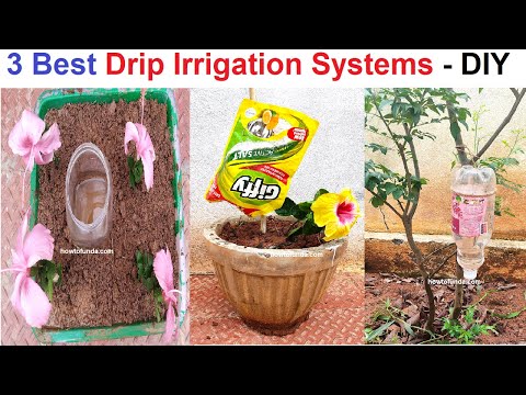 drip irrigation working model 3d inspire award science project diy howtofunda craftpiller