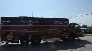 Wichita Fire Department Firehouse 10 Full House Response + Battalion 1 & Truck 4
