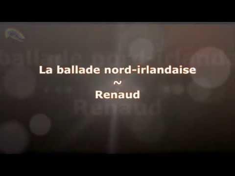 Prompteur Karaoké - Stéfane Lyre - La ballade nord irlandaise - Renaud
