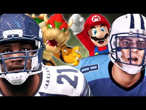 Madden 16 Career Mode Gameplay Ep. 7 - SUPER MARIO Takes on L.O.B. Kam Chancellor Hit Me!